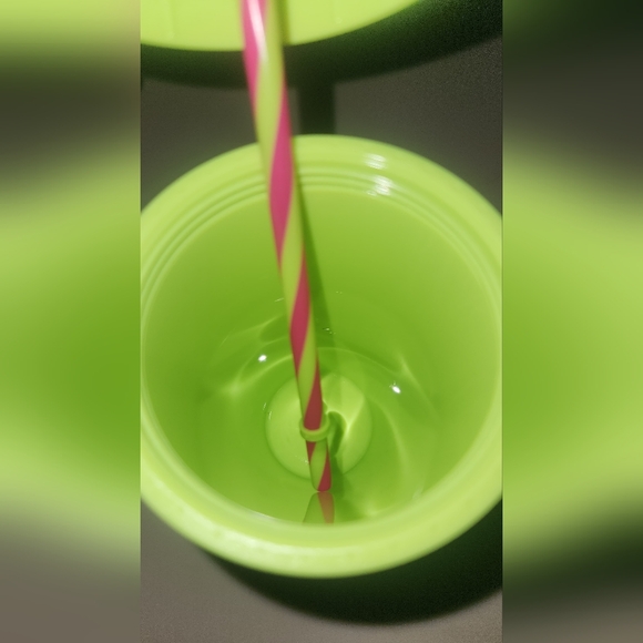 Starbucks 2025 30th Anniversary Frappuccino Lime Green Dome Studded Tumbler - Picture 4 of 5